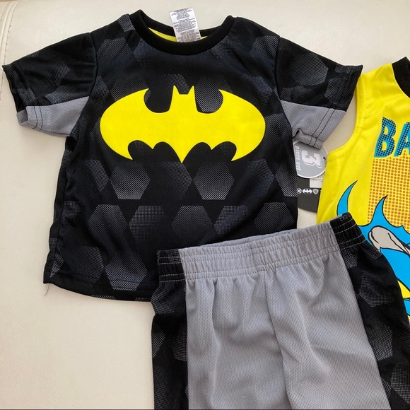 Batman boys cute 3pc shorts set 2042 - Picture 2 of 5